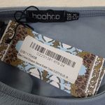 Boohoo  Dusty Blue Bust Detail Blouson Long Sleeve Jersey Skater Dress NWT Photo 10