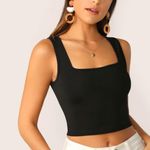 Black Crop Tank Size M Photo 0