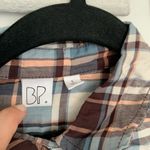 BP - . Plaid Button Up Shirt Size S Top Blue Plaid Long Sleeveā Women's Layer Photo 3
