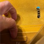 Madewell The Chain Crossbody Bag English Saddle Leather Small mustard Brown Photo 4