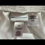 Alfred Dunner Mama Cropped Pull On White Pants Size 12 EUC #7974 Photo 1
