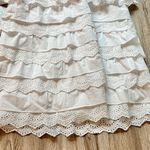 Caroline Constas Layne Dress Tiered White Ruffle Crochet Size S NWOT Photo 5