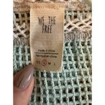 We The Free Free People  Sweater Womens Small Mint Open Knit Colorblock Raglan Photo 1