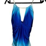La Blanca Ocean Oasis Keyhole Tankini Top in Ocean Oasis Sapphire Size 12 Photo 8
