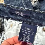 Vigoss  Women's Dark Blue Ripped Skinny Jeans Photo 7