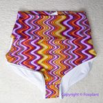 Free People New! SALT GYPSY  bikini Bottoms in‎  Soundwave print, size XS Photo 1