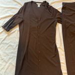 Brooks Brothers  Brown Wide Leg Jumpsuit Photo 3