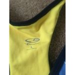 Champion Women's Blue Plaid Sports Bra Activewear Size Large Photo 2