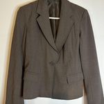 EXPRESS Women’s Size 8 Taupe Blazer Workwear Office Career Chic Lined Photo 0