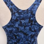 Lululemon Studio Racerback Mystic Jungle Hawk Harbor Blue Black Scoop Neck Tank Photo 5