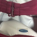 Old Navy Burgundy One Piece Ruffle Swimsuit Size Large Photo 6