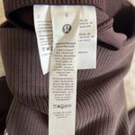 Lululemon Ribbed Softstreme Zip-Leg HR Crop Pant 25” Espresso Size 0 NWT Photo 8