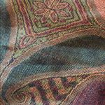 Pashmina Shawl Paisley Scarf Wrap Cashmere Silk Blend Photo 4