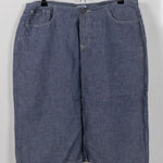 Calvin Klein Jeans Linen Blend Pencil Skirt Photo 0