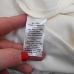 Sangria Women's 14 Blouson Pearl Gold Lined Lace Shirt Dress NEW White Photo 9