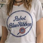 Y2K Pabst Blue Ribbon Graphic T Photo 0