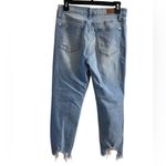 Judy Blue  boyfriend jeans light wash frayed distressed Sz 28 Photo 1