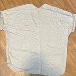 Adrienne  Beige V-Neck Short Sleeve Tee medium super soft Photo 4