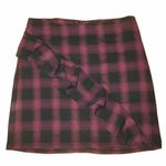 Mossimo Supply Co Mossimo Diagonal Ruffle Plaid Skirt Photo 0