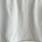 destined Y2K Cropped Sweatshirt, Light Blue/Black/White Striped, Size Medium Photo 15