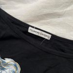 Tsumori Chisato Black and white mermaid graphic oversized drape t Photo 1