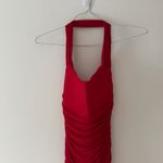 NWT Babyboo Demi Maxi Dress in Red Size XS Date Night Sexy Bodycon Side Slit Photo 3