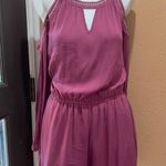 Knox Rose  pink cold shoulder romper Photo 0