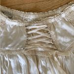 Fillyboo Top & Mini Skirt The Garter Set Size M Ivory White Size M Photo 2