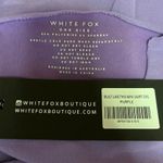 White Fox Boutique NEW White Fox Purple Sexy Cutouts Strapless Tube Top & Mini Skirt 2 Piece Set OS Photo 4