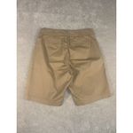 Quince ‎ Women's Organic Stretch Cotton Chino Bermuda Shorts Light Khaki Pants 8 Photo 4