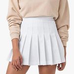 Amazon White Pleated Skirt Photo 0