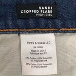 Veronica Beard Sandi Cropped Flare High Rise Jeans in Dark Vintage Wash Size 28 Photo 5