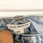 Good American  Womens Plus Size High Rise Straight Leg Lightwash Jeans Straight Photo 2