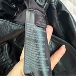 Free People New Black At First Sight Faux Leather High Waist Shorts Size Small Photo 5