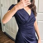 Forever 21 Navy Wrap Bodycon Mini Dress Formal Photo 0