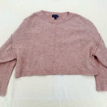 Topshop Cropped Pink Sweater Photo 0
