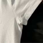 Lauren Ralph Lauren White Chambray Zip Shoulder Tee Size L Photo 2