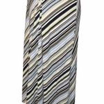 New York & Co. Asymmetrical Striped Skirt Photo 1