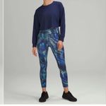 Lululemon  Invigorate High Rise Tight 25” Foil Shapeshifter Flux Blue Multi Photo 5
