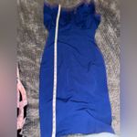 XOXO Royal blue fitted dress Photo 7
