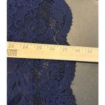 Slinky Brand  Womens 1X/2X 3 Piece Set Cardigan Tank Skirt Navy Blue Lace READ Photo 7