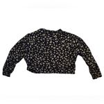 Terez  Black and Goldish Tan with Shimmer Leopard Print Sweater Photo 1