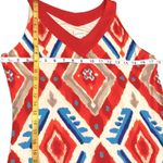 Chico's  Medium Maxi Dress Boho Southwest Ikat long Dress Resortwear Vacation Photo 11