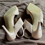 Calvin Klein Beige Patent Slingback Heels Photo 14
