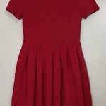 Opening Ceremony  red ribbed pleated flare mini dress size XS Photo 0