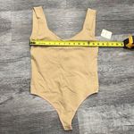 Free People NWT Clean Lines Bodysuit / Winter Wheat - M/L ($40) Photo 5