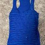 Free Kisses Free Kiss Large Blue Tank with Sparkle Photo 0