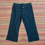 Lululemon VTG BLACK  WIDE LEG CROP YOGA LEGGINGS Photo 3