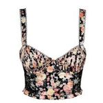 For Love & Lemons Victoria Secret Melrose Long Line Bra Top Womens Size Small Photo 2