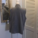 Karen Scott New grey fleece vest Photo 2
